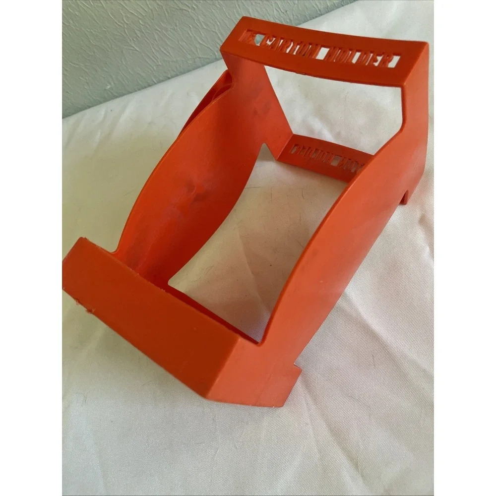 Vintage Handi Holder Orange 1/2 Gallon Milk Carton Juice Carrier